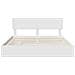 Letto con Contenitore Bianco 180 x 200 cm Legno multistrato - Foto miniatura 8