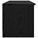 Mobile TV Rovere Nero 102 x 35 x 36,5 cm Legno multistrato - Foto miniatura 7