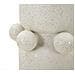 Vaso Bubbles In Ceramica Crema Con Sfere Decorative 15,5x41 Cm - Foto miniatura 4