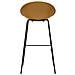 Set Di 2 Sgabelli Alti Vkh1088-giallo-metallo-50x50x98 Cm - Foto miniatura 5