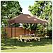Tenda Party Marrone 292 x 440 x 315 cm Tessuto Oxford - Foto miniatura 2