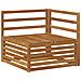 Set divani 7 pcs Naturale Legno di Acacia Massello - Foto miniatura 5