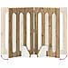 Recinto pieghevole per animali 4 pcs Rovere Artigianale - Foto miniatura 8