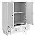 Credenza Bianco Lucido 66 x 34,5 x 95 cm Legno ingegnerizzato - Foto miniatura 3