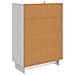 Credenza Bianco Lucido 66 x 34,5 x 95 cm Legno ingegnerizzato - Foto miniatura 6