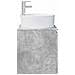 Mobile Lavabo da Parete Grigio Cemento 49,5 x 44,5 x 65 cm - Foto miniatura 3