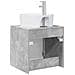 Mobile Lavabo da Parete Grigio Cemento 49,5 x 44,5 x 65 cm - Foto miniatura 4