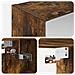 Mobiletto per specchio da bagno Rovere fumé 50 x 14,5 x 70 cm - Foto miniatura 9