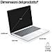 EliteBook 8 G2a Next Gen AI PC Copilot+ PC AMD Ryzen AI 5 435 Computer portatile 35,6 cm (14") WUXGA 16 GB LPDDR5x-SDRAM 512 GB SSD Wi-Fi 7 (802.11be) Windows 11 Pro Argento - Foto miniatura 22