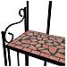 Supporto Esibizione Piante Modello Mosaico Colore Terracotta - Foto miniatura 3