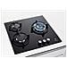 Piano Cottura EGT6633NOK a Gas 3 Fuochi Gas Colore Nero - Foto miniatura 2