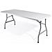 Tavolo Pieghevole Richiudibile Bianco 180x74xh74cm Pic Nic Catering Esterno - Foto miniatura 3