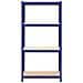 Questo resistente set di scaffali portaoggetti, composto da 2 ripiani, è la scelta ideale per cucine, lavanderie, scantinati, bagni, uffici e ovunque tu abbia bisogno di ulteriore spazio di archiviazione. I ripiani sono realizzati in MDF e supportati da un robusto telaio in acciaio con una capacità di carico fino a 320 kg. Caratterizzati da un design compatto, gli scaffali sfrutteranno al massimo lo spazio limitato. Grazie al trattamento di zincatura, le scaffalature sono res - Foto miniatura 5