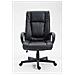 Sedia Ufficio Sparta XL in Similpelle I Poltrona Direttore Ergonomica Oscillante I Sedia Girevole con Braccioli I Carico Max 140KG Nero - Foto miniatura 2