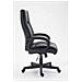 Sedia Ufficio Sparta XL in Similpelle I Poltrona Direttore Ergonomica Oscillante I Sedia Girevole con Braccioli I Carico Max 140KG Nero - Foto miniatura 3