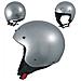 Piconet Casco Jet Frontino Moto Scooter Quad Custom Argento Ece 22-05 Taglia M - Foto miniatura 1