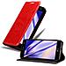 Custodia Compatibile Con Lg X Power 3 In Rosso Mela - Coperchio Protettiva Con Chiusura Magnetica, Funzione Stand E Tasca Per Le Carte - Foto miniatura 1
