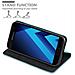 Custodia Compatibile Con Samsung Galaxy A5 2017 In Turchese Petrolio - Coperchio Protettiva Con Chiusura Magnetica, Funzione Stand E Tasca Per Le Carte - Foto miniatura 5