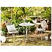Set Di 2 Sedie Da Giardino In Metallo Grigio Cilento - Foto miniatura 5