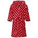 Kuschelweicher Fleece-bademantel, Morgenmantel Punkte, Oeko-tex 100, Vestaglia Bambina, Rosso (rot (original)), Taglia Produttore: 146/15 - Foto miniatura 4