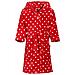 Kuschelweicher Fleece-bademantel, Morgenmantel Punkte, Oeko-tex 100, Vestaglia Bambina, Rosso (rot (original)), Taglia Produttore: 146/15 - Foto miniatura 1