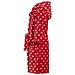 Kuschelweicher Fleece-bademantel, Morgenmantel Punkte, Oeko-tex 100, Vestaglia Bambina, Rosso (rot (original)), Taglia Produttore: 146/15 - Foto miniatura 6