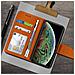 Custodia Iphone Xs Max Porta Carte In Pelle Funzione Stand Premium Marrone - Foto miniatura 2