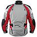 Giacca Offroad Enduro Moto Turismo Impermeabile Tessuto Protezioni Rosso M - Foto miniatura 3