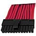 CA-24P-04, Maschio / femmina, ATX (24-pin) , ATX (24-pin) , Dritto, Dritto, Nero, Rosso - Foto miniatura 1