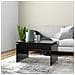 Tavolino da Salotto Nero 68x50x38 cm Legno Multistrato - Foto miniatura 1