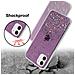 Custodia Compatibile Con Apple Iphone 11 Pro Max In Viola Con Glitter - Coperchio Protettivo In Silicone Tpu Flessibile Con Glitter Scintillanti - Foto miniatura 6