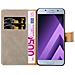 Custodia Compatibile Con Samsung Galaxy A7 2017 In Marrone Cappuccino - Coperchio Protettiva Con Chiusura Magnetica, Funzione Stand E Tasca Per Le Carte - Foto miniatura 7