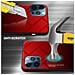 Custodia Compatibile Con Apple Iphone 12 Pro Max In Rosso - Nero - Coperchio Protettivo Bicolore In Vetro Temperato E Silicone Tpu - Foto miniatura 3