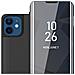 Custodia Compatibile Con Apple Iphone 12 / Iphone 12 Pro In Tormalina Nera - Clear View Specchio Coperchio Protettivo Con Funzione Di Supporto Protezione A 360 Gradi - Foto miniatura 1