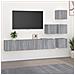Mobile Porta Tv A Parete Grigio Sonoma In Legno Multistrato - Foto miniatura 1