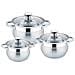 Set Di 3 Pentole In Acciaio Inossidabile Da 3l, 4l E 6l Di - Foto miniatura 1