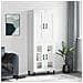 Credenza Bianca 69,5x34x180 Cm In Legno Multistrato - Foto miniatura 1