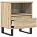 Comodino Rovere Sonoma 40x35x50 Cm In Legno Multistrato - Foto miniatura 7