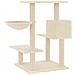 Albero Per Gatti Con Tiragraffi In Sisal Crema 82,5 Cm - Foto miniatura 4