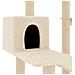 Albero Per Gatti Con Tiragraffi In Sisal Crema 82,5 Cm - Foto miniatura 5
