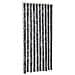 Tenda Antimosche Grigia E Nera 90x200 Cm In Ciniglia - Foto miniatura 2