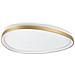 Plafoniera Contemporanea Gemini Metallo Ottone Led Integrato 42w 3000k Ip20 - Foto miniatura 1