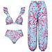 Costume Da Bagno Per Donna Pethuel Set Di Bikini A 2 Pezzi Yy-0512-250 Blu - Foto miniatura 1