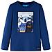 Maglietta Da Bambino A Maniche Lunghe Blu Jeans 116 - Foto miniatura 1
