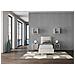 Letto Contenitore Imbottito 80x200 Similpelle Bianco Antea - Foto miniatura 2