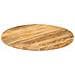 Piano Per Tavolo 80x3,8 Cm Rotondo In Legno Massello Di Mango - Foto miniatura 2