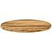 Piano Per Tavolo 80x3,8 Cm Rotondo In Legno Massello Di Mango - Foto miniatura 3