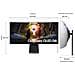 Monitor 34" OLED Curvo Gaming Odyssey G8 LS34DG850SUXEN UWQHD 3440 x 1440 Pixel Tempo di Risposta 0.03 ms Frequenza di Aggiornamento 175 (Hz) - Foto miniatura 4