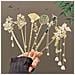Elegante Forcina Per Capelli In Lega Color Magnolia Per Donna   7 - Foto miniatura 3