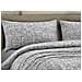 Copripiumino Sacco Piumone 100% Cotone Made In Italy Disegno Canva Singolo Grigio - Foto miniatura 3